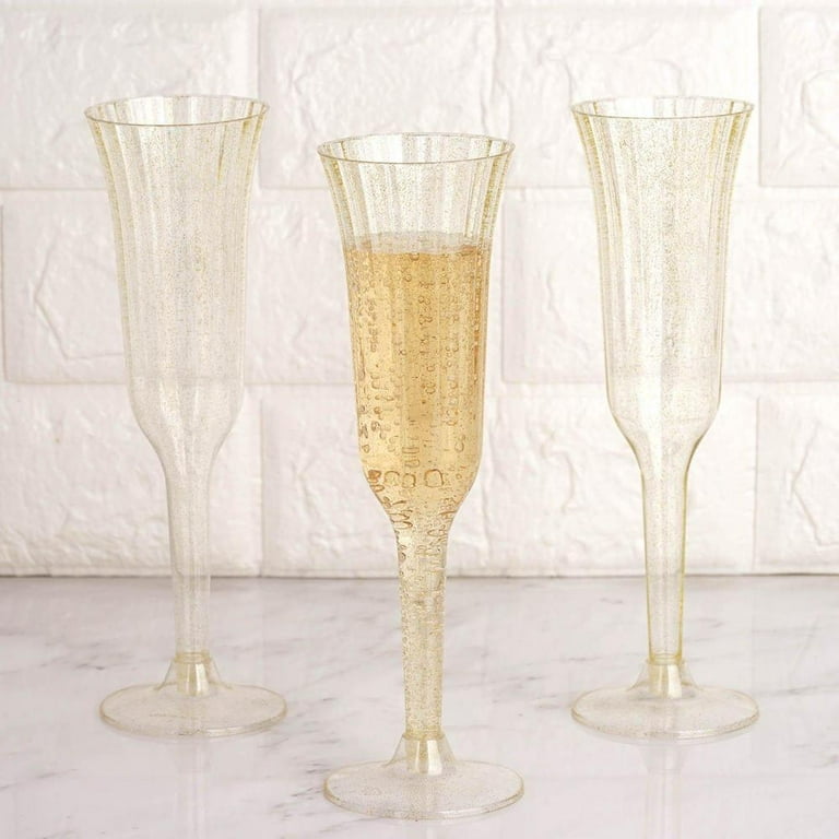 30 gold glitter Champagne flute stickers wedding invitation seals 30 gold glitter Champagne flute stickers wedding invitation seals